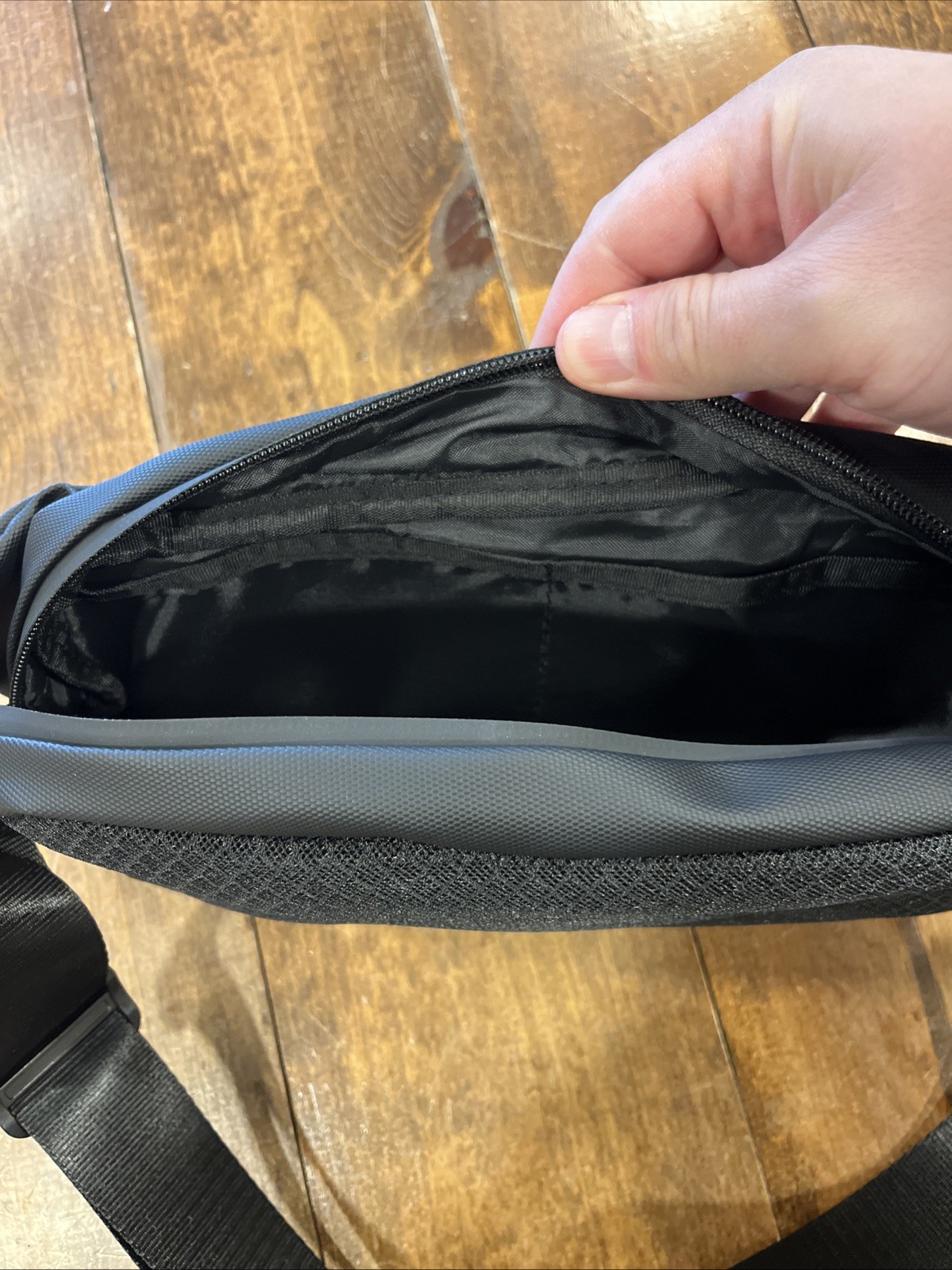 BYLT Premium Basics Water Resistant Crossbody Bag Black Fanny Pack