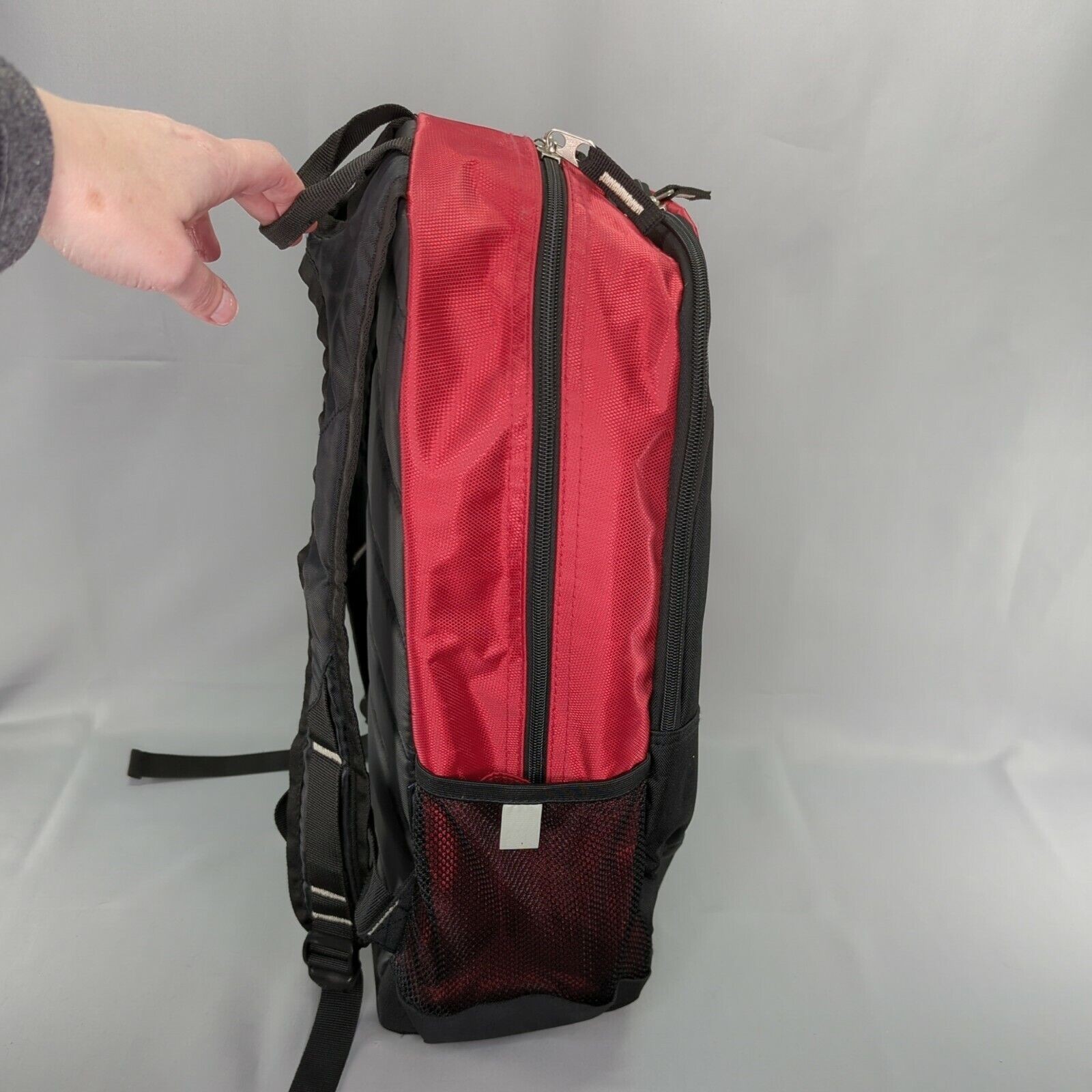 OGIO Backpack with Audio Port & Pocket Built In Red Black Centralia College Trio