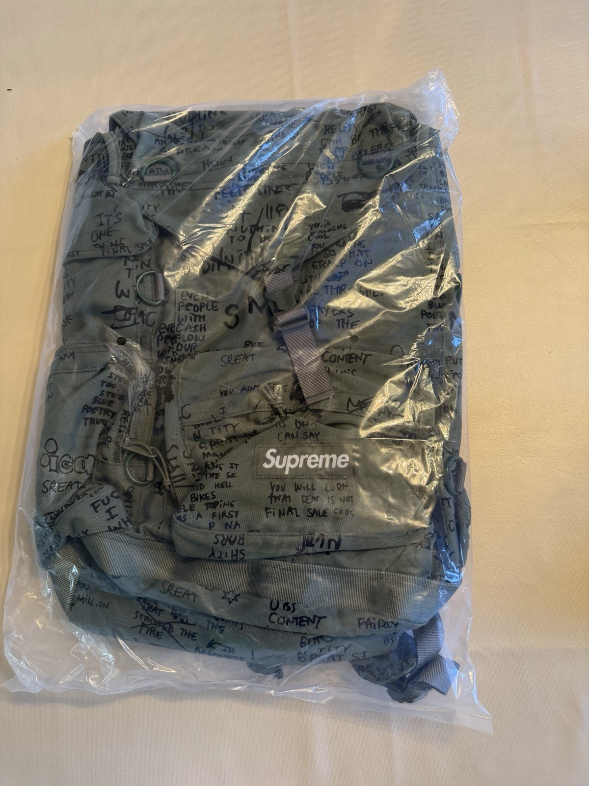 Supreme SS23 Military Field Box Backpack Olive Gonz Green