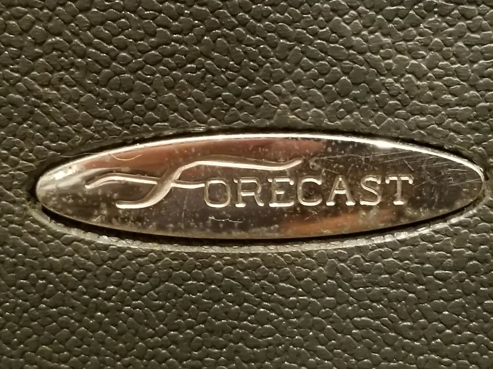 Vintage 1960’s Sears Forecast Hard Shell Attache briefcase with Decals/Stickers