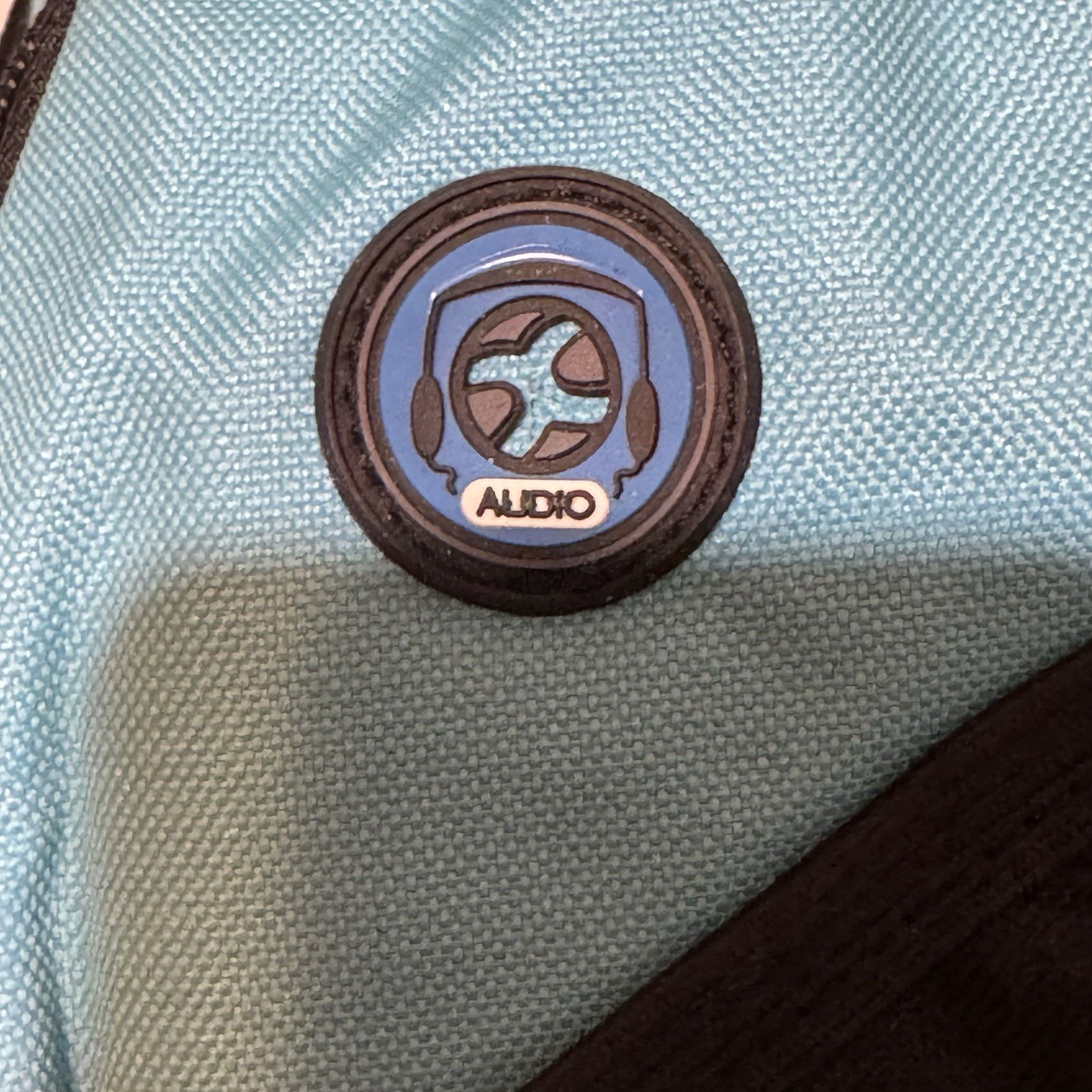Blue & Black Multi-Pocket Backpack – Audio Port – Lightweight & Durable