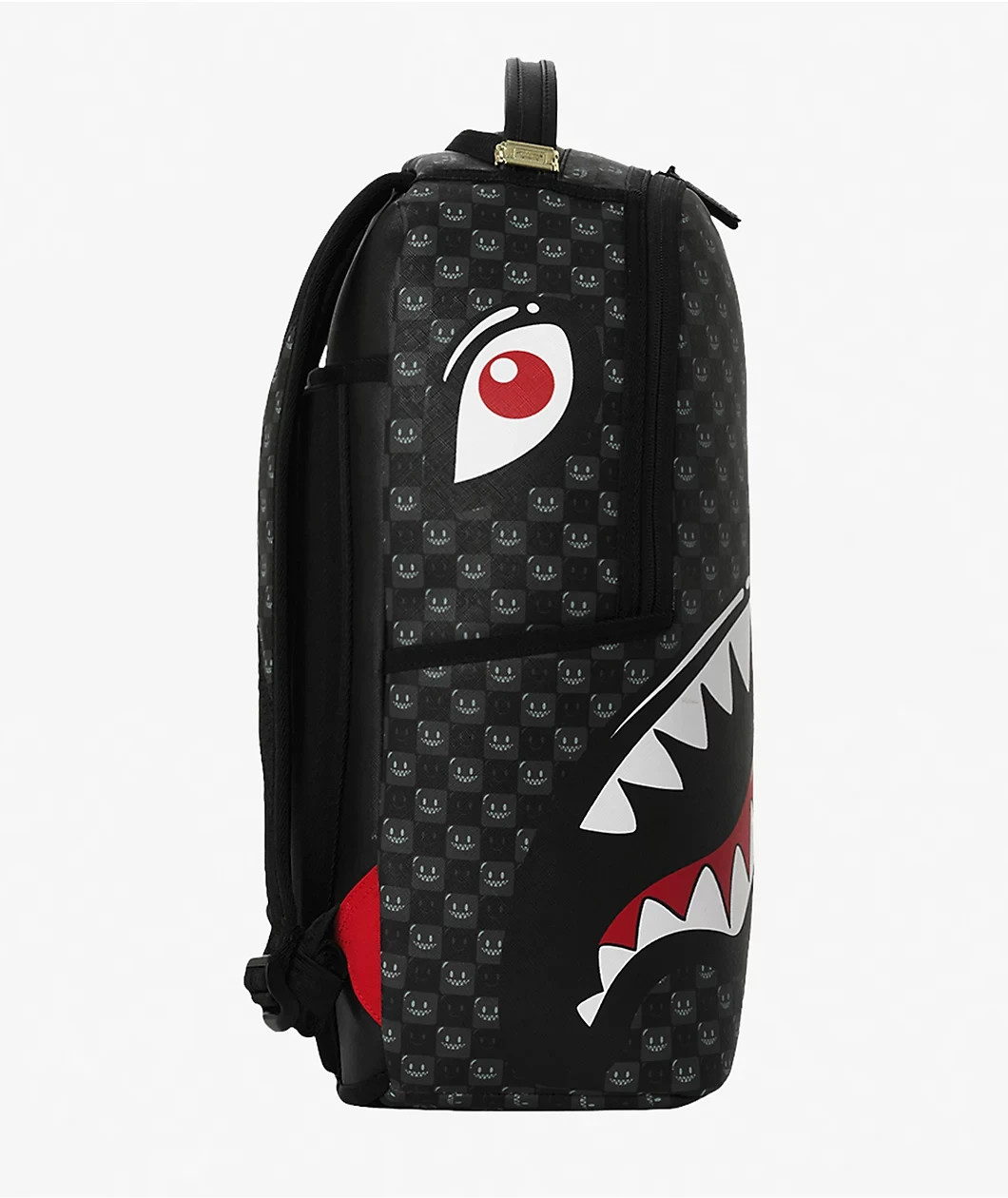 Sprayground Bubbly Happy Faces Backpack🔥New Black Bookbag Travel School Bag
