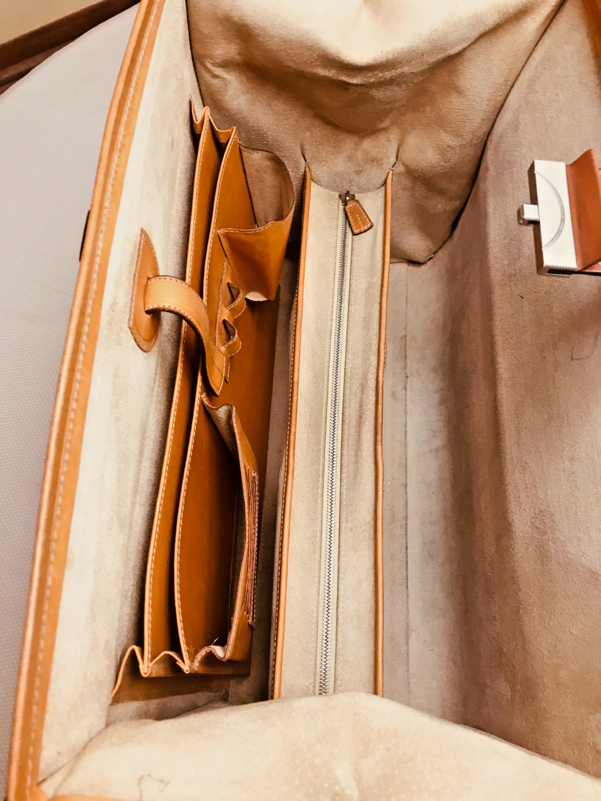 TANNER KROLLE “Bailey’s Case” Bridle Leather Briefcase / Lawyer Bag – ENGLAND