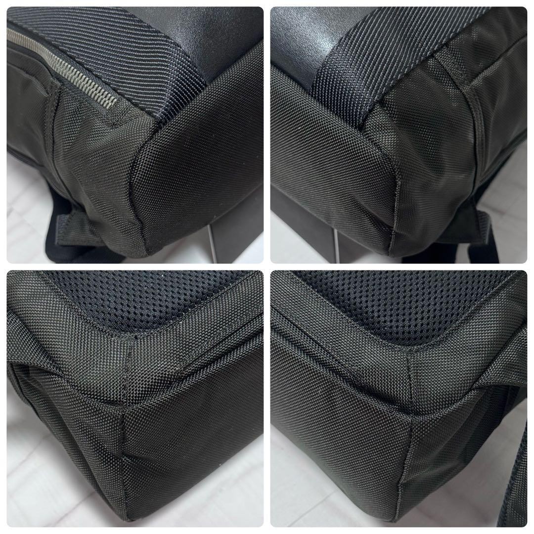 TUMI 232682D Alpha Bravo Davis Backpack Black Ballistic Nylon Leather Laptop A4