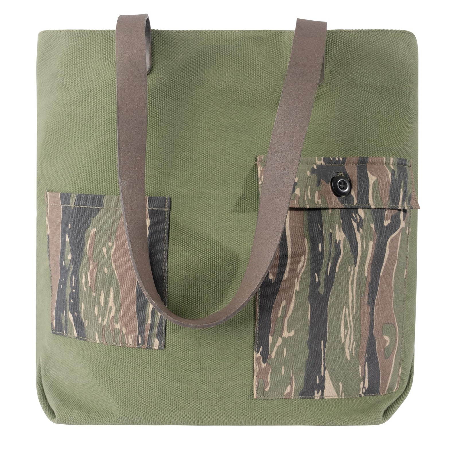 Rothco 24920: Camo Canvas Tote Bag One Size, Olive