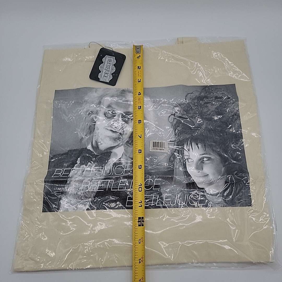 Beetlejuice Tote Bag Reusable Grocery Trick or Treat Sack Book Horror Lydia