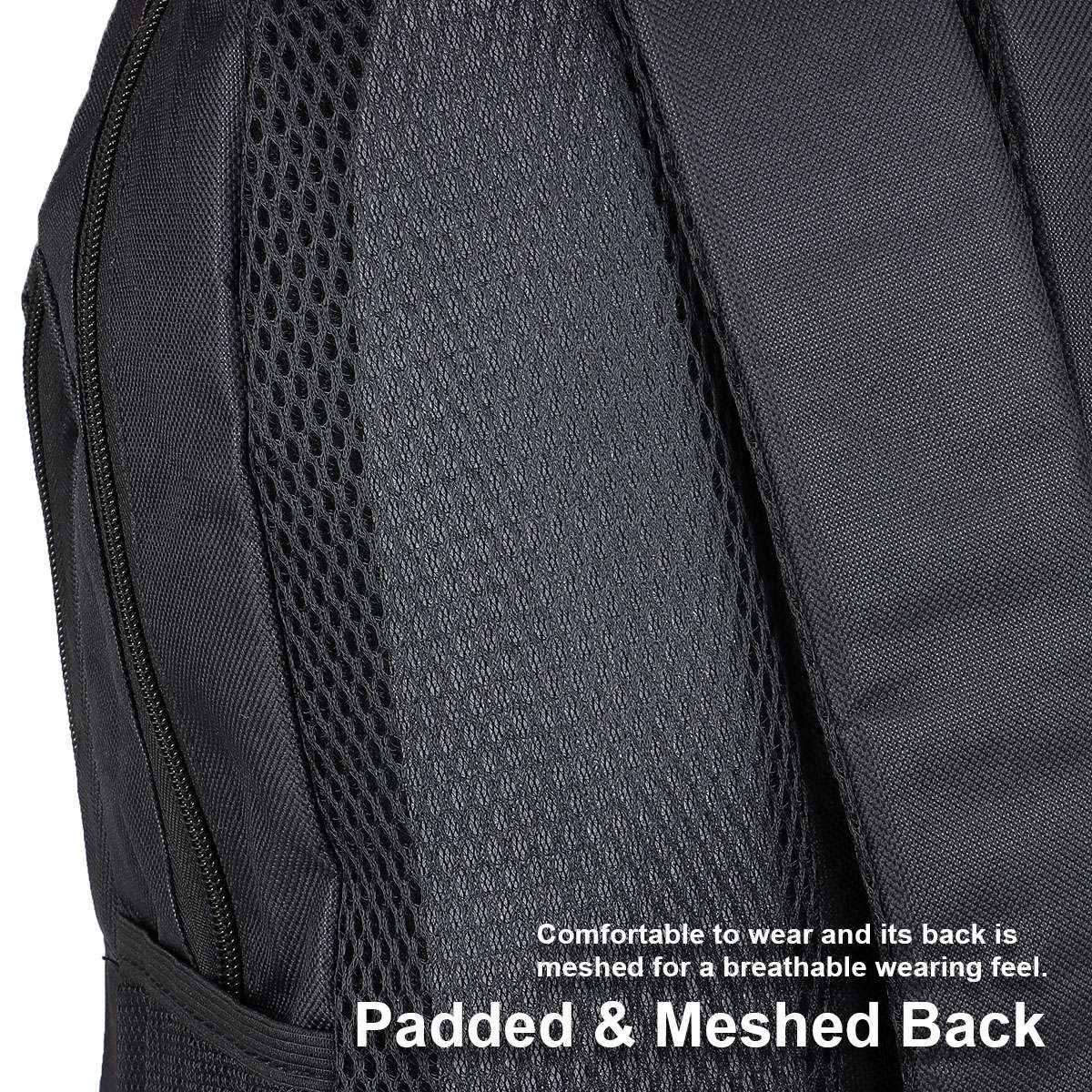 Oxford Anti-theft Laptop Backpack 17″ Travel Business Shool Book Bag w/ USB Port