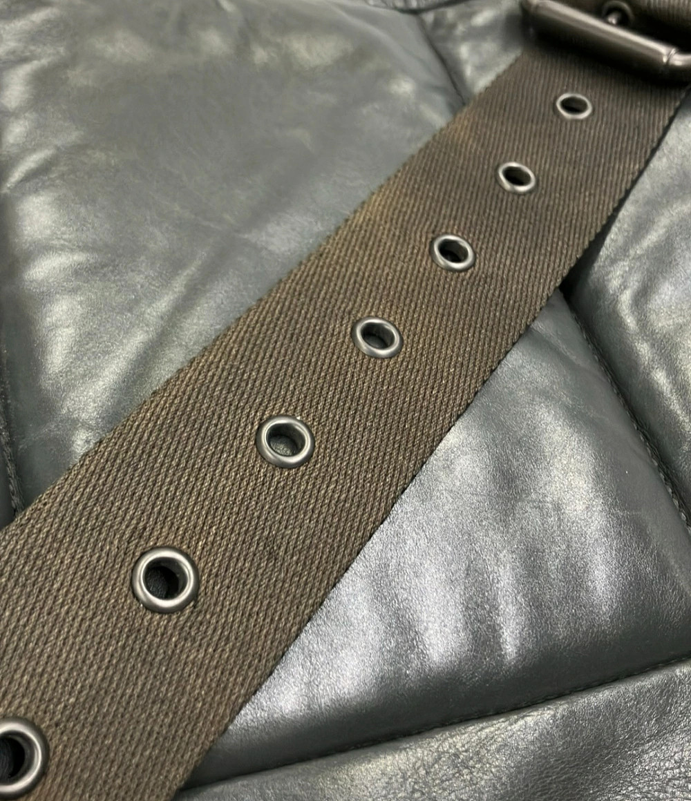 Bottega Veneta Intrecciato Belt Bag Gray