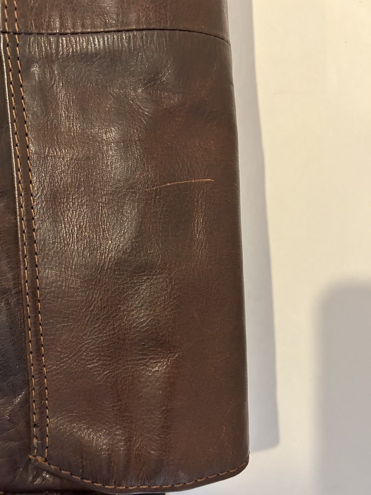Jack Georges Spikes & Sparrow Brown Leather Briefcase Bag