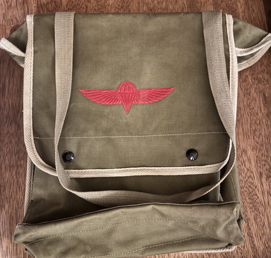 Paratrooper Bag Military Canvas Messenger Replica