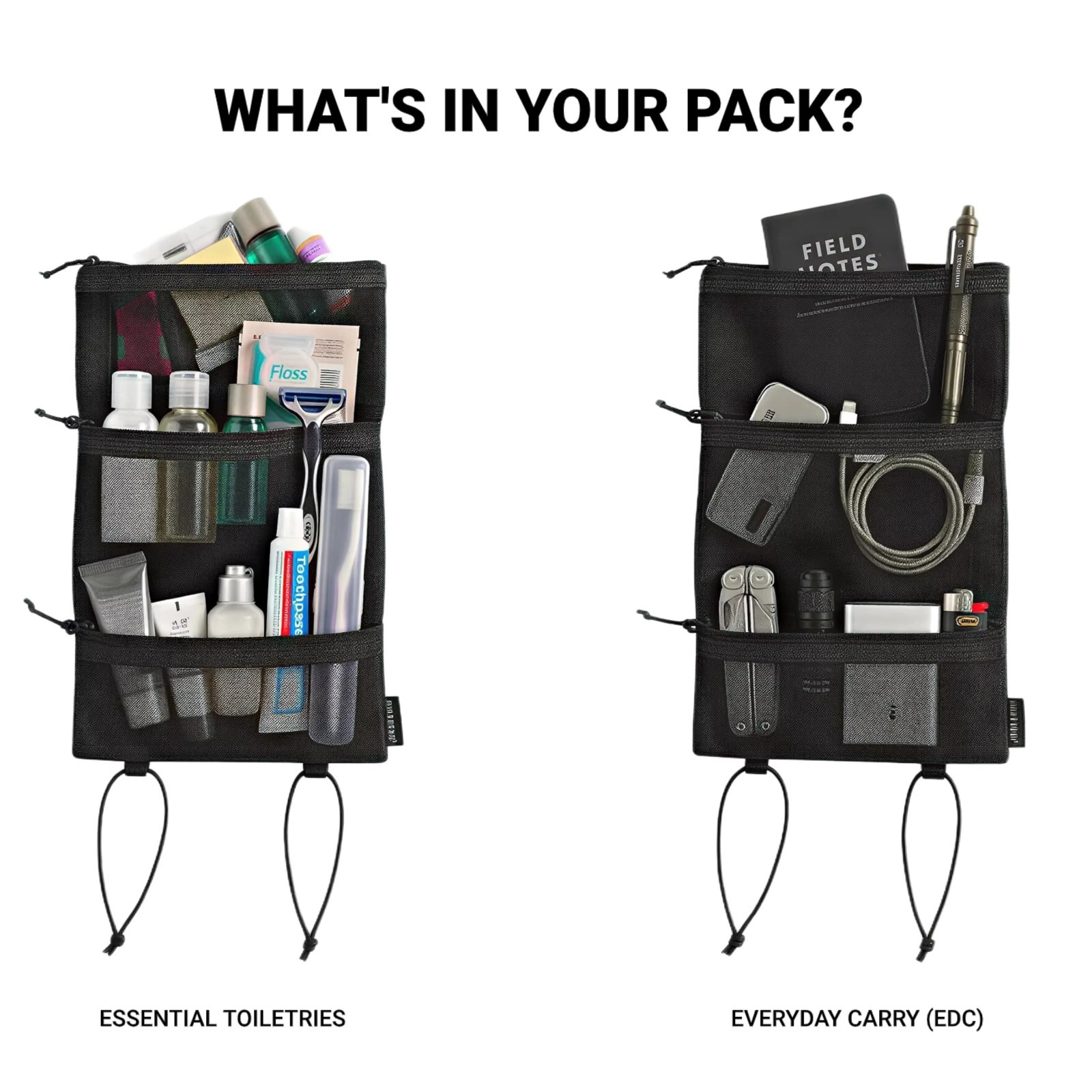Ultralight Gridstop 35g Hiking Toiletries Pouch