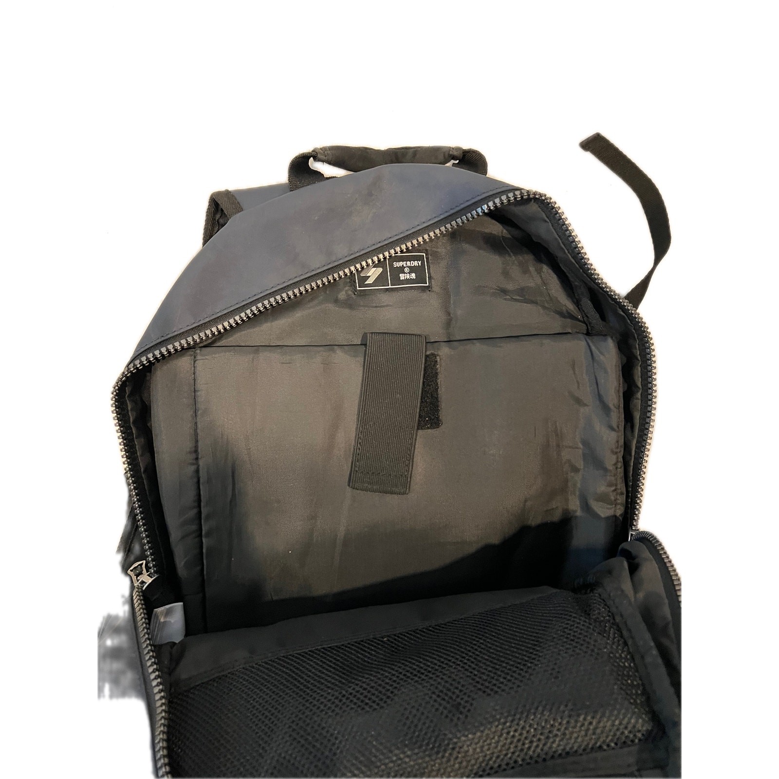 SuperDry Sportswear Black Gray Back Pack 32L