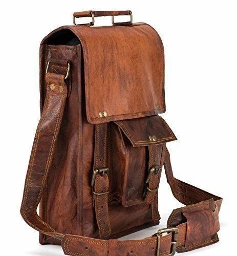 Handmade Genuine Leather Messenger Sleek Bag Men’s Shoulder Satchel