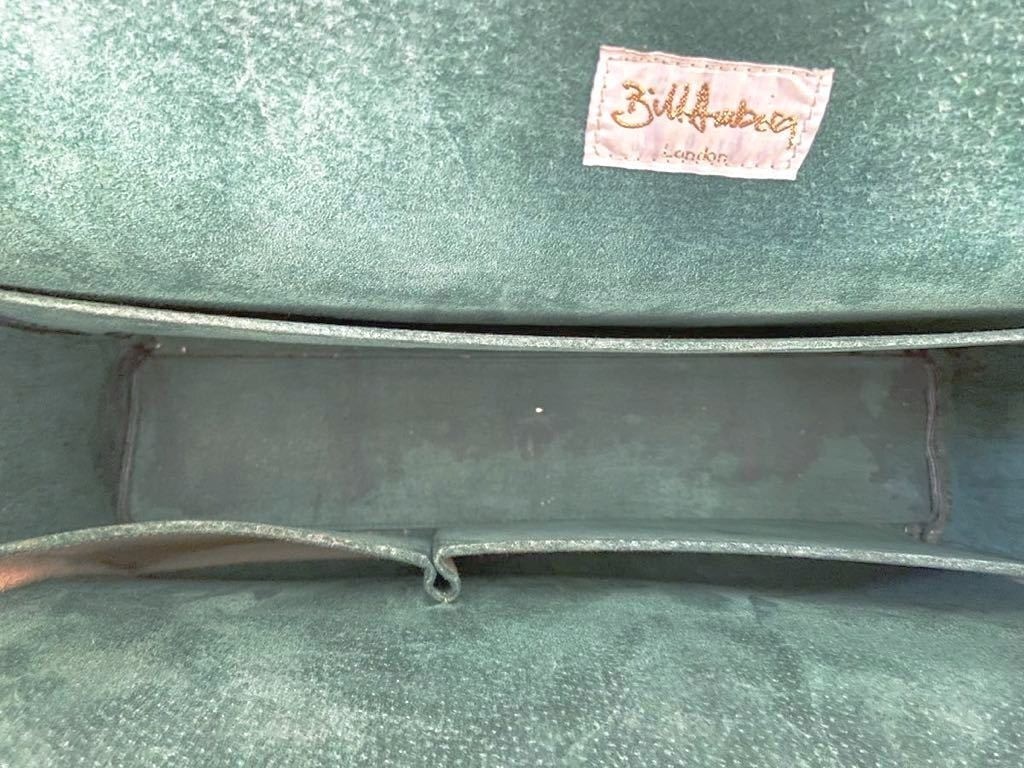 Bill Amberg ROCKET BAG Black Genuine Leather Business Bag Briefcase