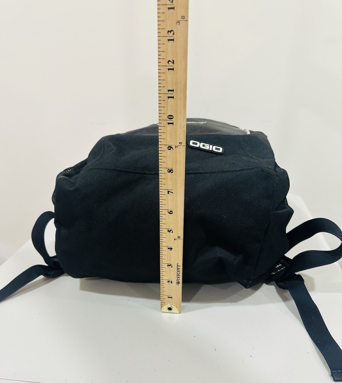 Ogio Carbon-Black Backpack-BF Goodwrich Wide Open Marcetsource Logo Utility Bag