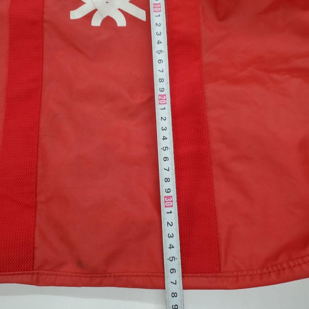 Benetton Iconic Logo Duffel Bag Tote Nylon 90s Vintage Red x Green