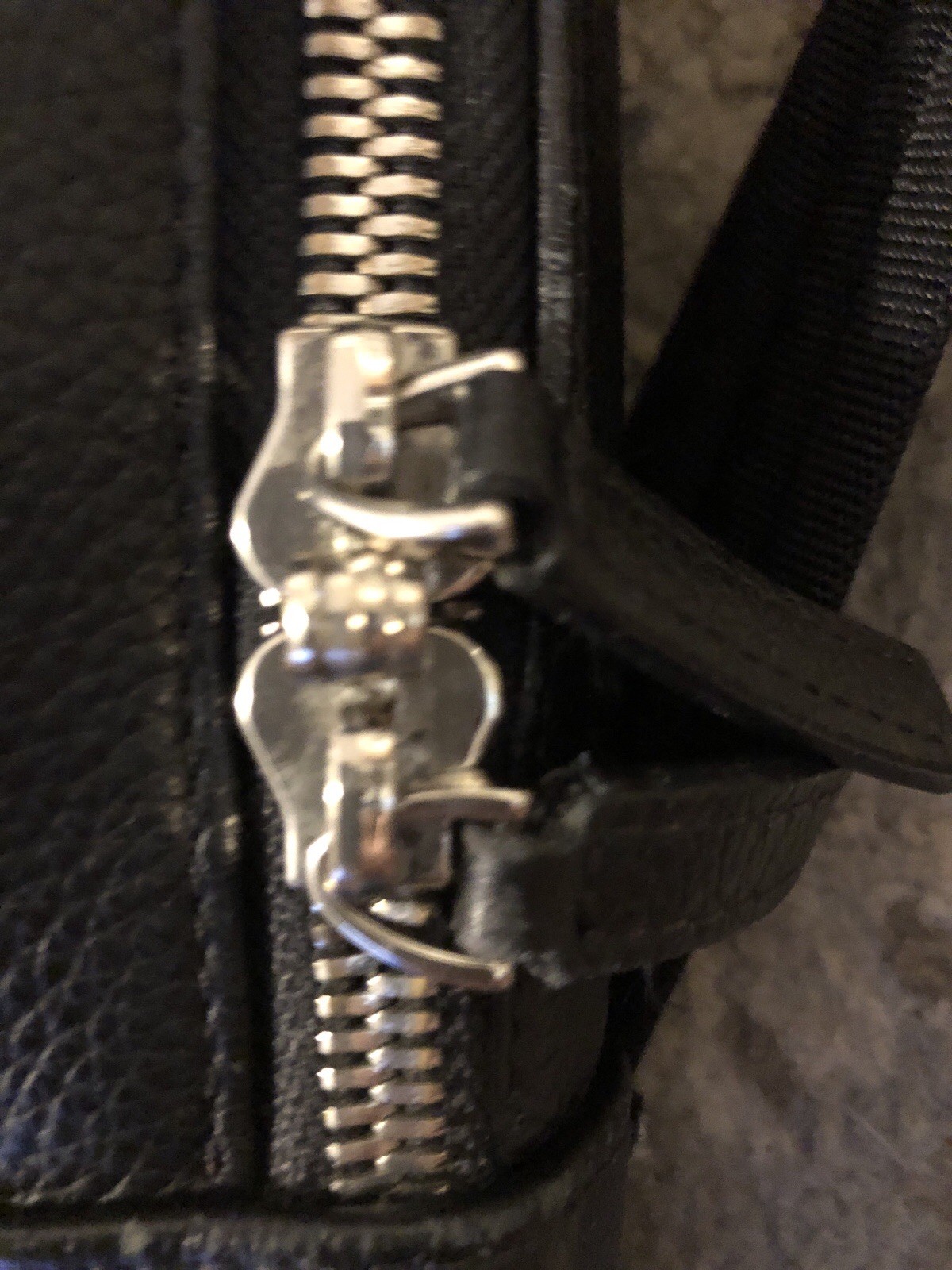 Montblanc Leather Rucksack Backpack app 30x40x17 cm Black Used meisterstruck