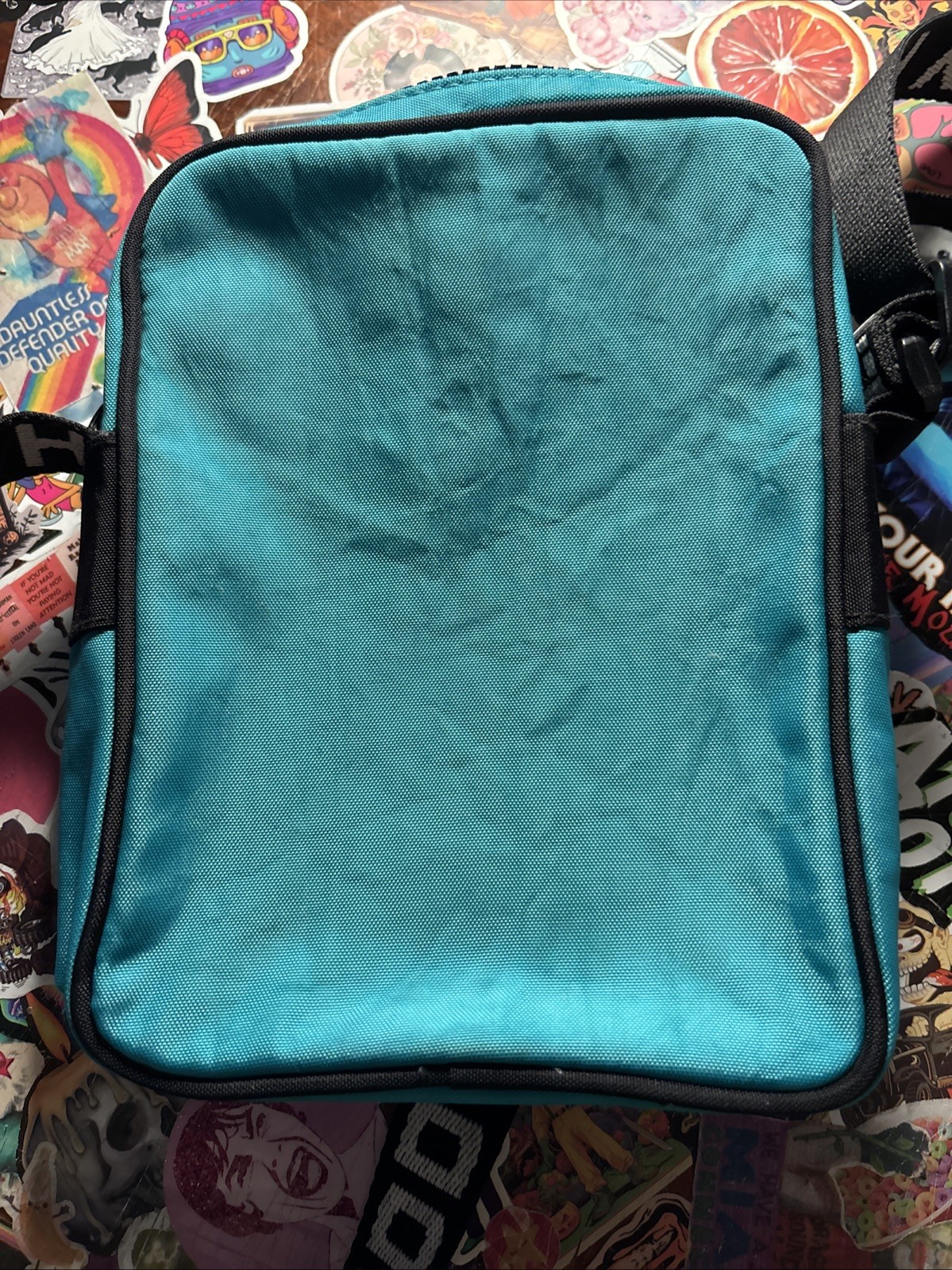 RARE Teddy Fresh Colorblock Crossbody – Y2K Sling Bag – Retro Purse Streetwear