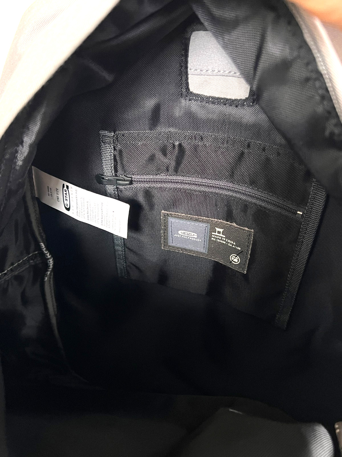 G Star RAW ORIGINAL Backpack in Metal Cotton Twill BNWT $120
