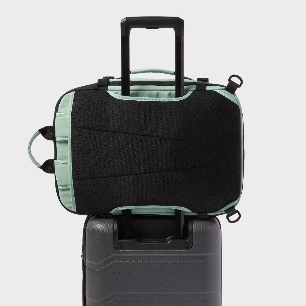 40L Travel Backpack with Expansion – Open Story Sage Green