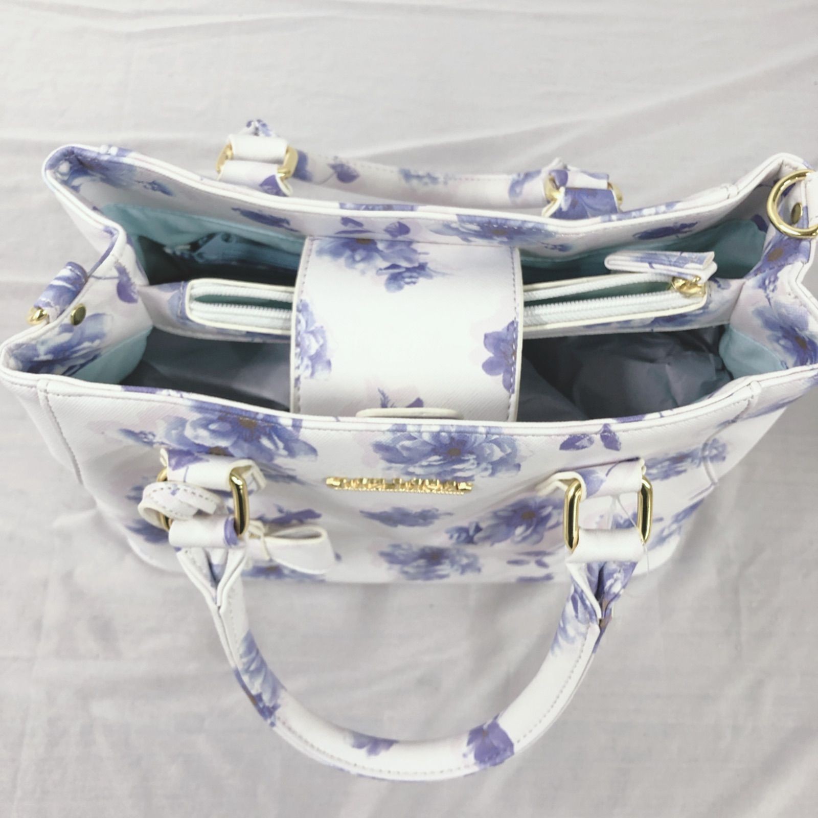 Unused! LIZLISA floral pattern bag