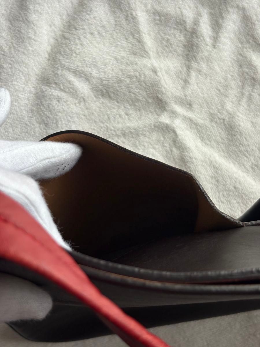 BALLY 2-way Shoulder Bag Leather Brown Red Versatile Elegant 28x23x4cm