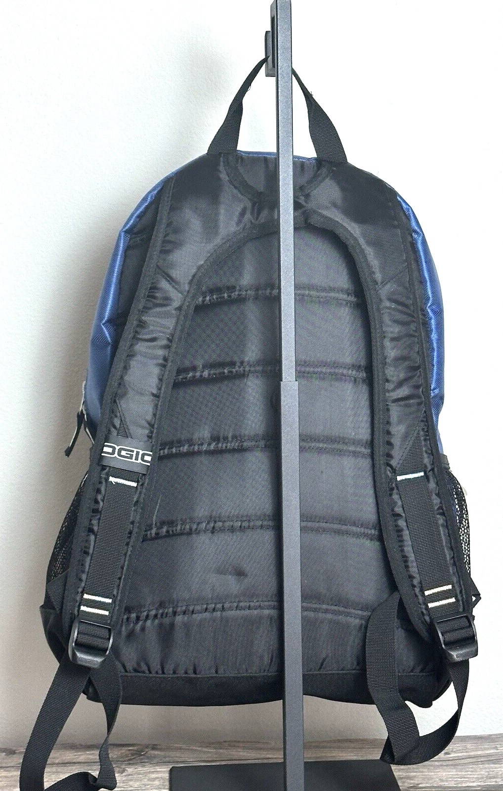 Ogio Backpack Blue & Black with a Rooster on Front Audio Pocket