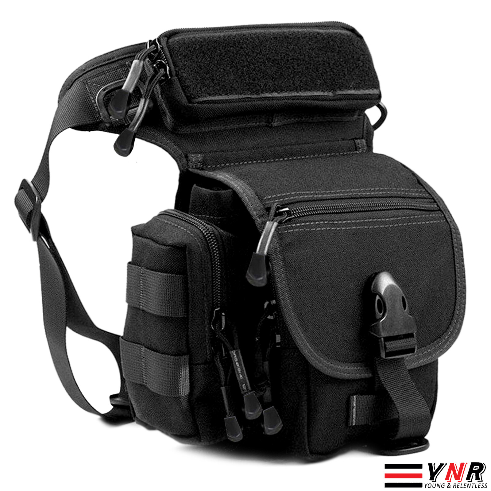 Tactical Drop Leg Bag Adjustable Army Hunting Waist Packs Molle Pouch Leg Bag UK