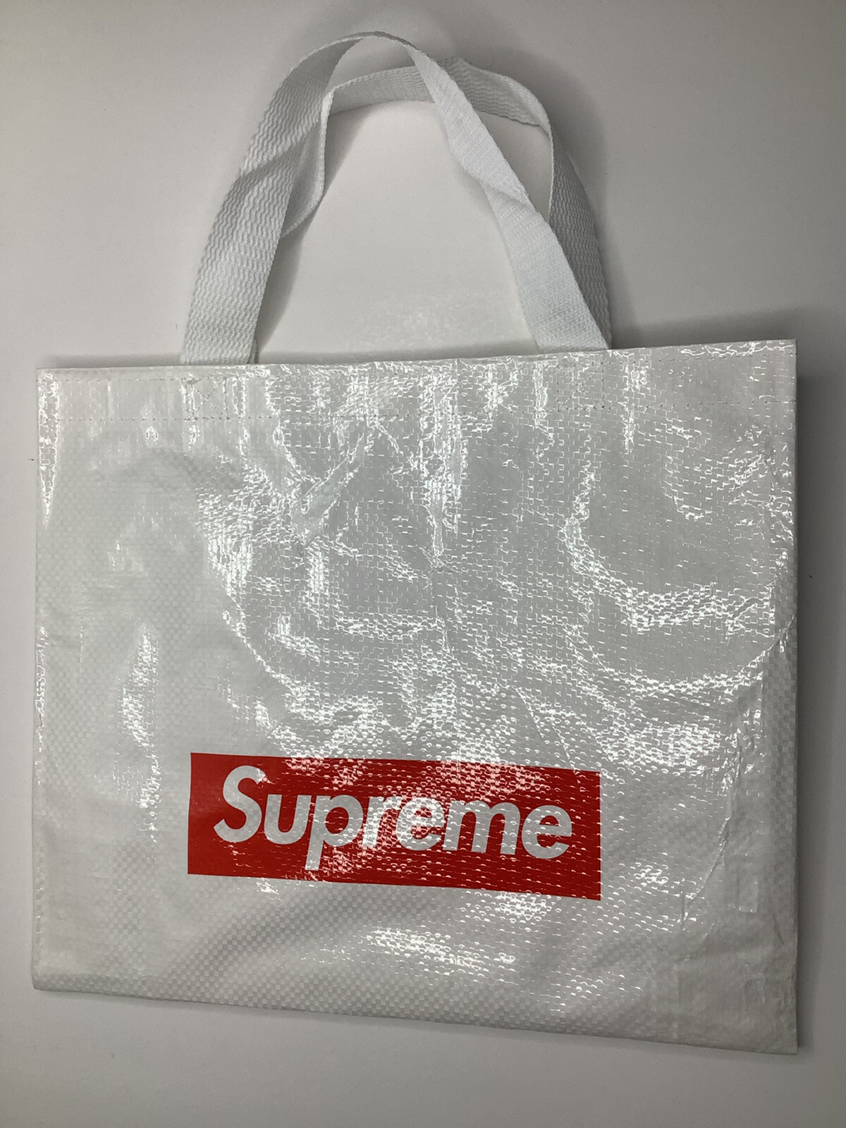 Supreme Chicago Small Reusable Shopping Bag Cotton Handles Woven Polypropylene