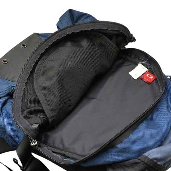 Oakley 1990s Vintage Icon Backpack 2.0 Archive Blue Black Ballistic Nylon Used