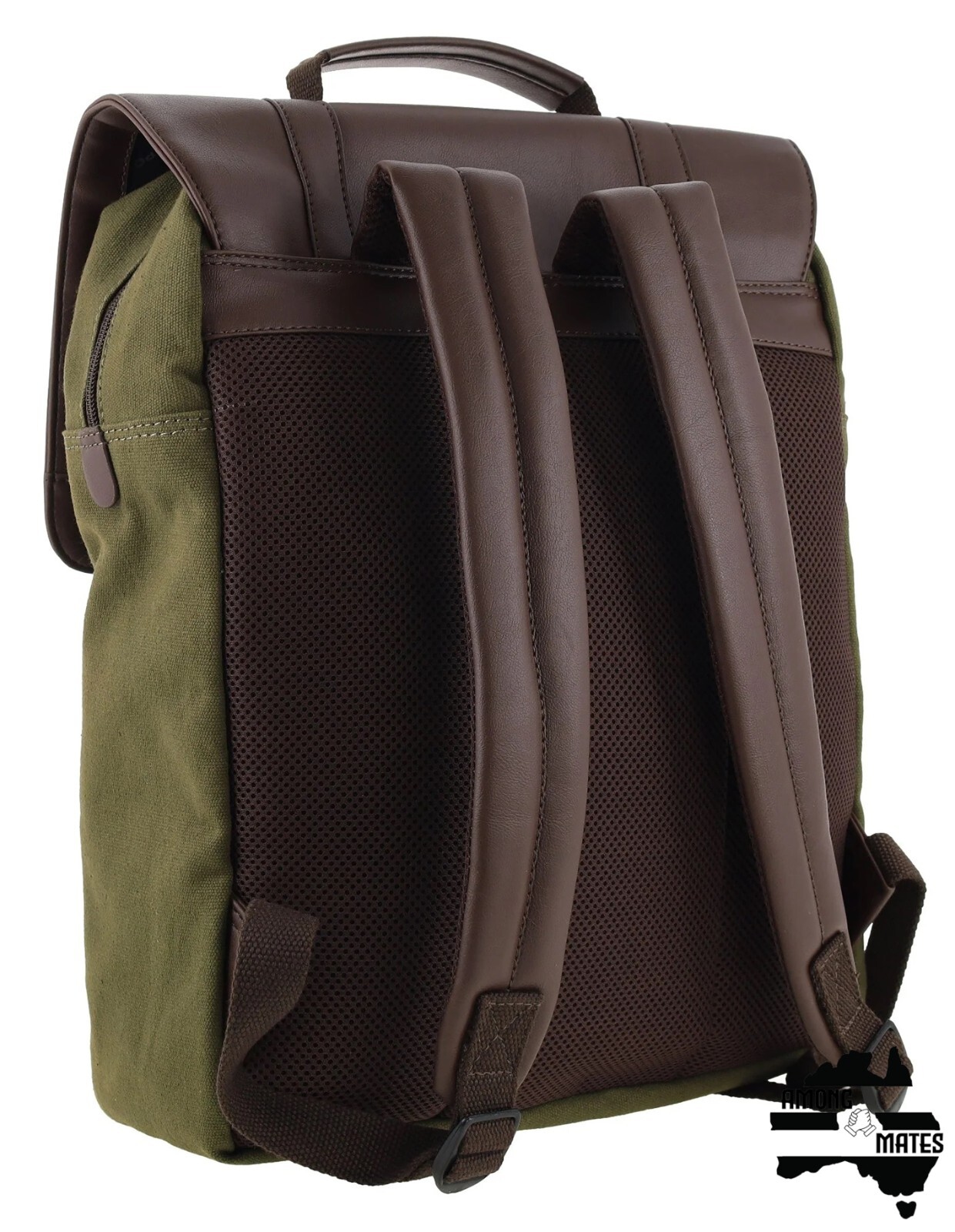 Police Canvas Messenger Backpack Dark Olive Perfect Gift