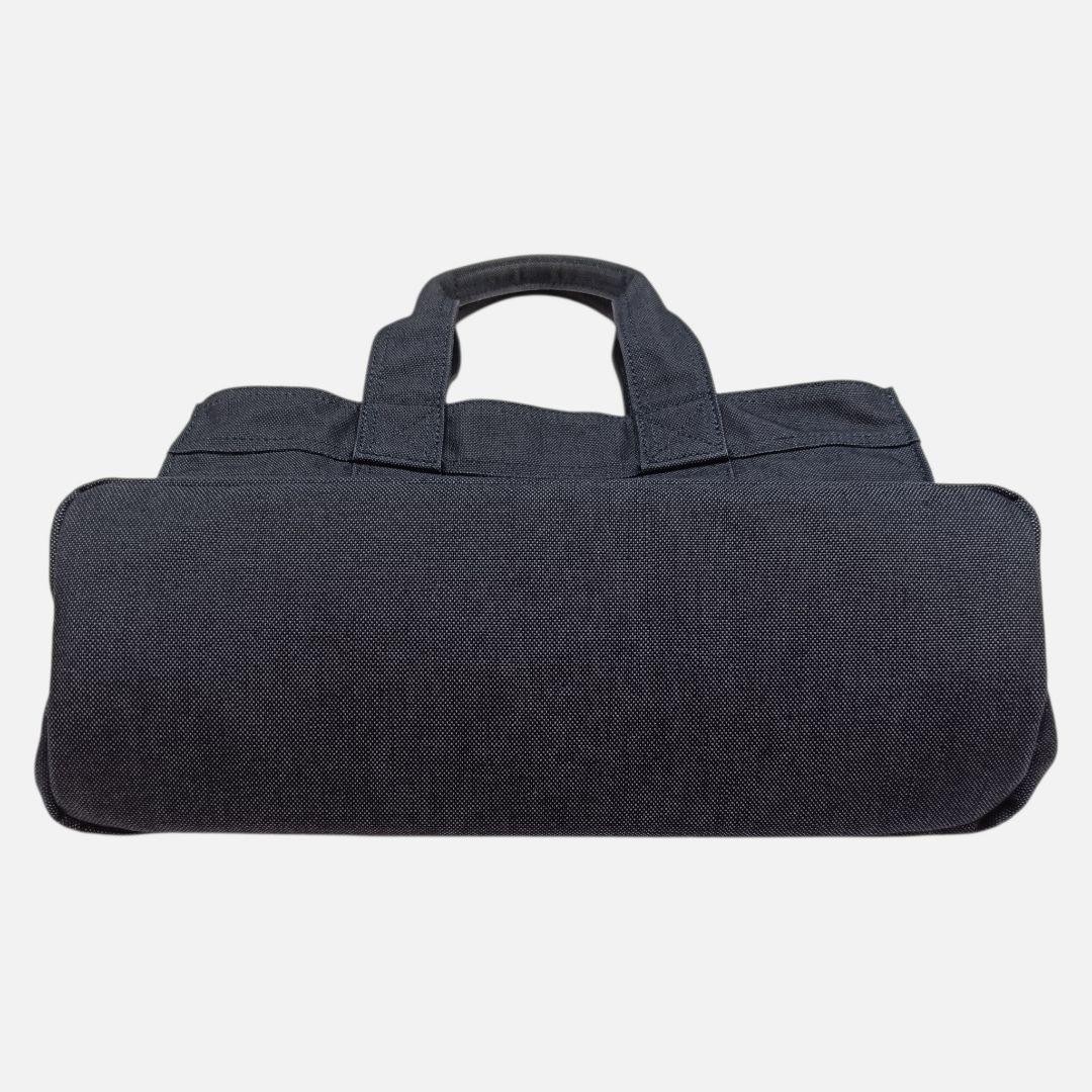 Authentic Porter Yoshida Canvas Cotton Tote Bag Navy 22cm x 33cm x 13cm Excellen