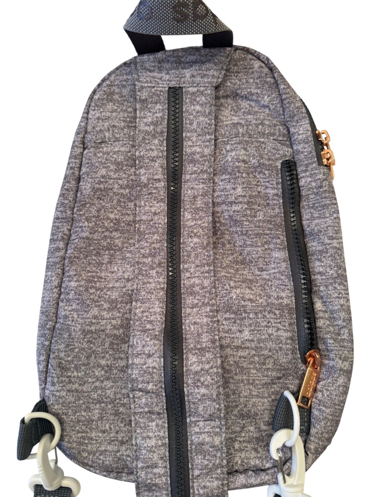 Adidas Backpack/ Crossbody Bag Sling Gray NWOT Lightweight Pockets