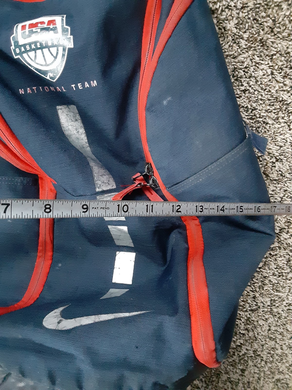 Nike Hoops Elite Pro Basketball Backpack – Red/Obsidian TEAM USA CK1198 451