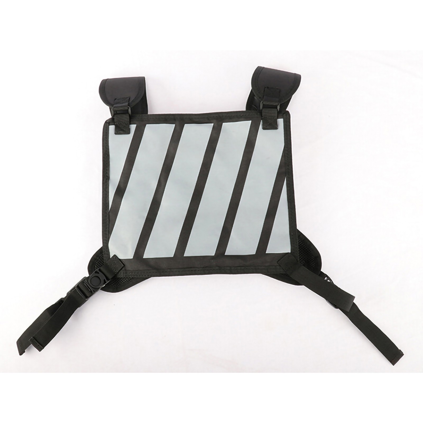 (Black)Generic Waterproof Chest Bag Lightweight Nylon Wear Resistant Chest Pack