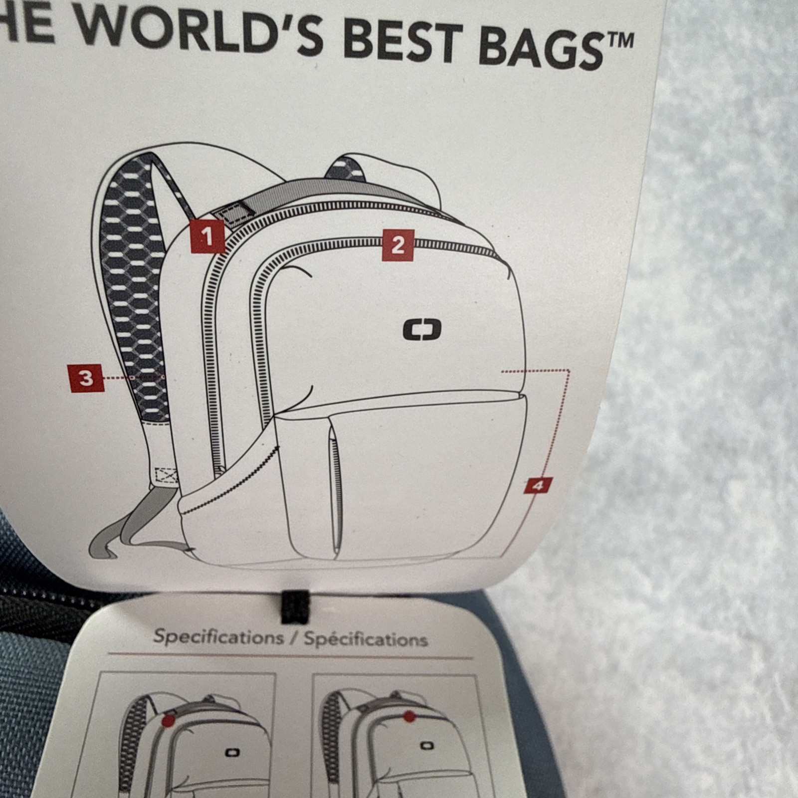 OGIO Pace Pro 20L Backpack Black Laptop Travel Work School Bag NWT • Blue Mirage