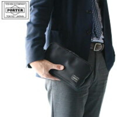 PORTER TIME Pouch 655-17877-10 (Color: Black) Yoshida & Co. Yoshida New JPN