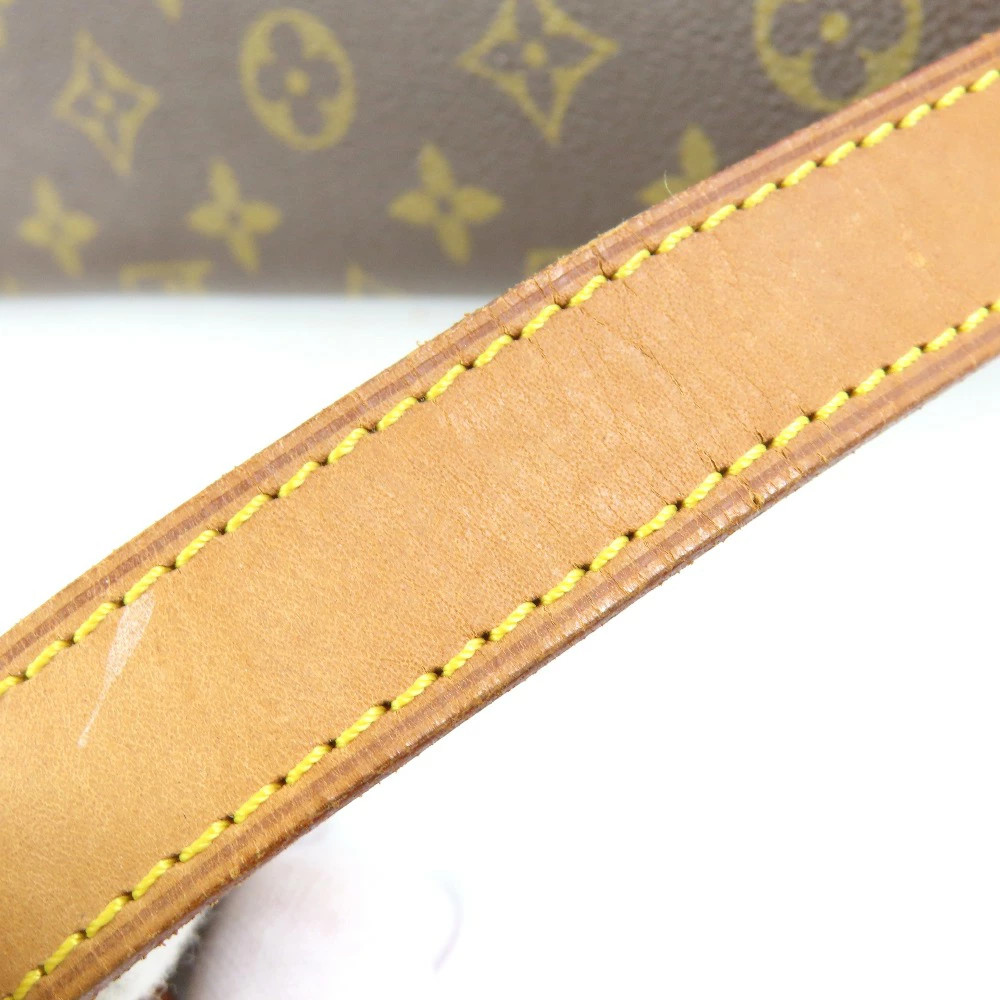 Louis Vuitton Gibessiere GM Monogram Shoulder Bag Pad PVC Vachetta