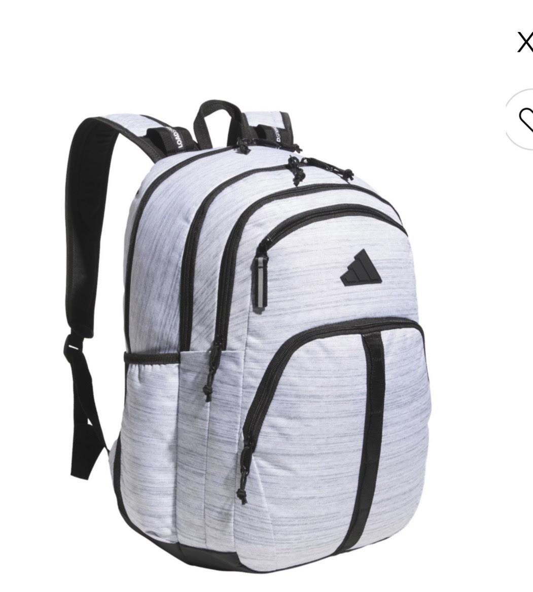Adidas Prime 7 Backpack White/Black, Brand New, 🎁Great Price🎁
