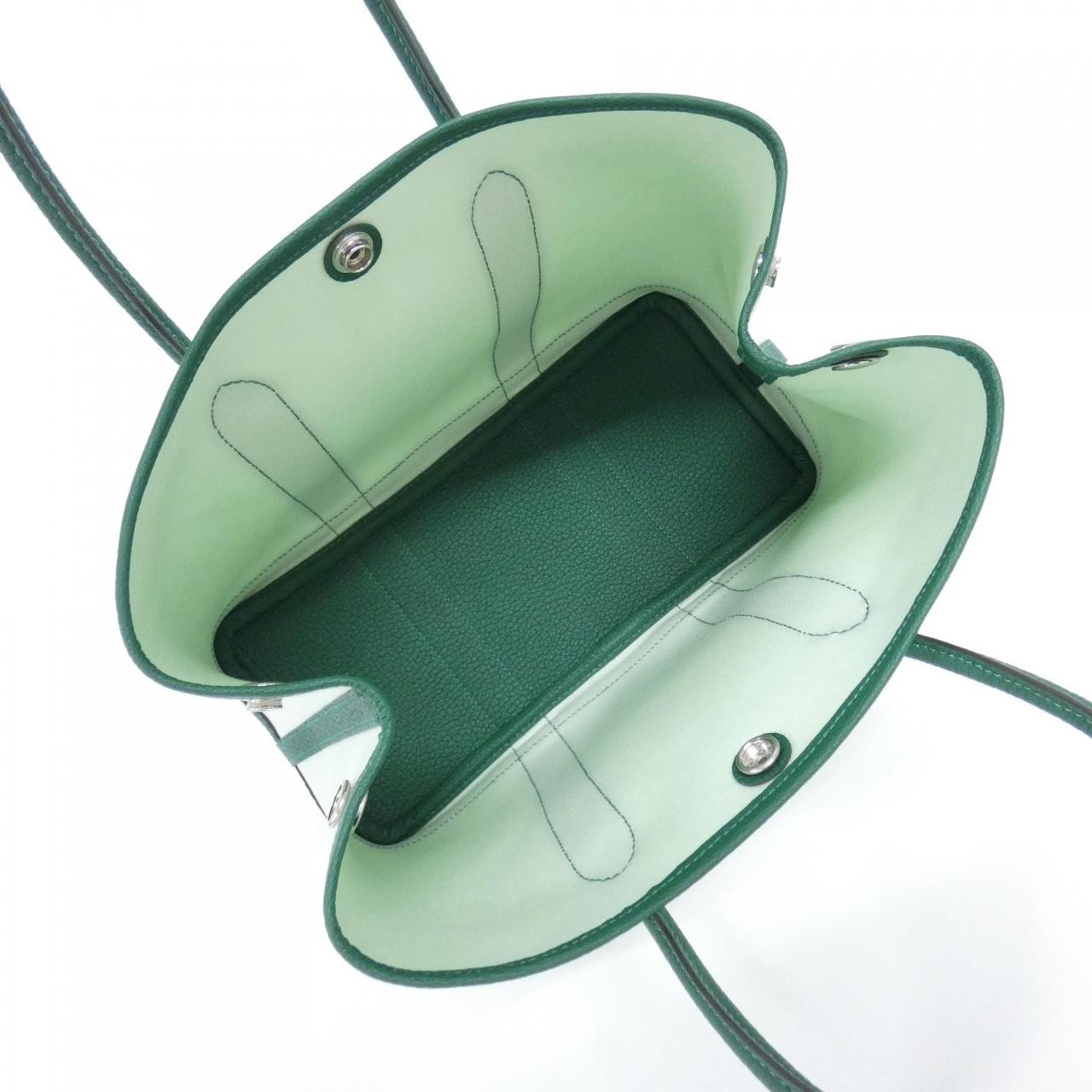 Authentic Hermes Garden Party 11.8″ 051551CK Bag #230-000-358-4926