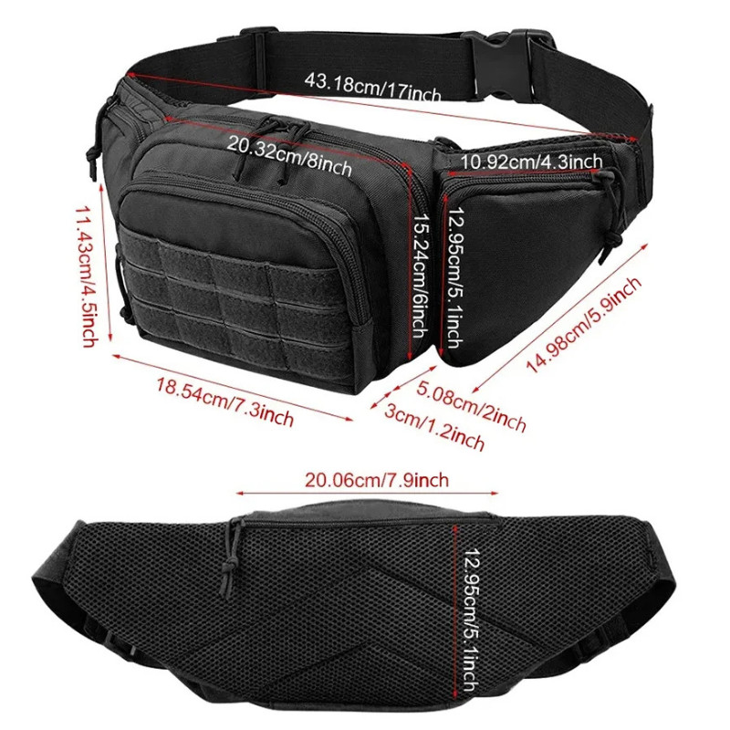 Outdoor Multi Functional Sport Cycling Waist Bag Shoulder
