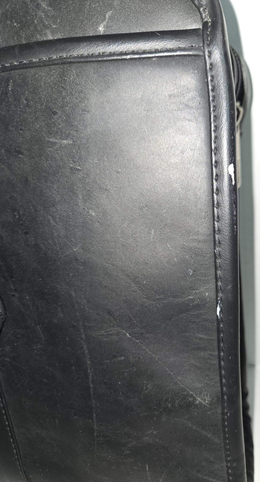 Vintage Bill Blass Black Leather Laptop Portfolio Briefcase Bag Satchel Preowned