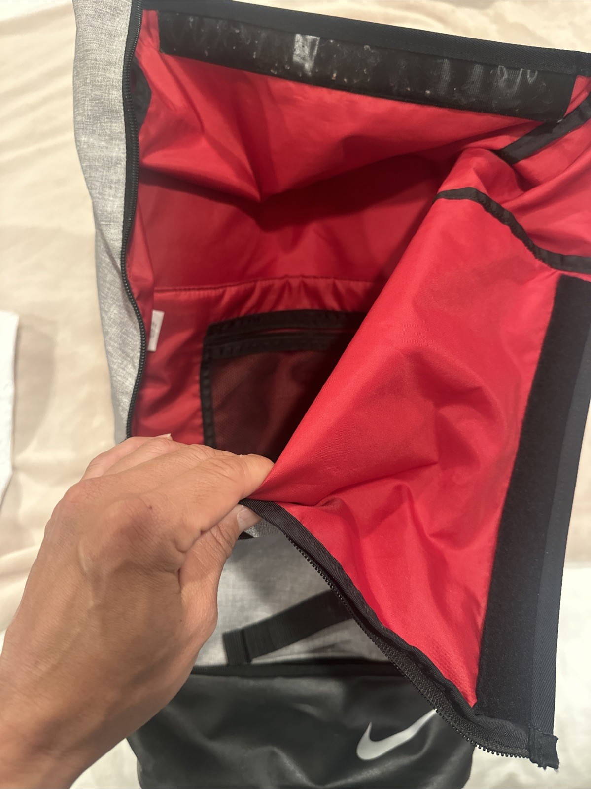 Nike Vapor Sport Backpack Multi-Compartment, Roll/Fold Top with laptop sleeve