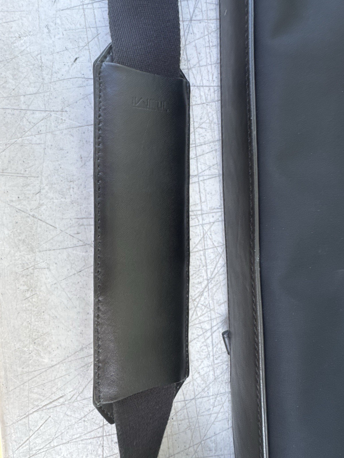 TUMI Harrison Seneca Slim Briefcase Black Nylon Leather Laptop Bag 66000D