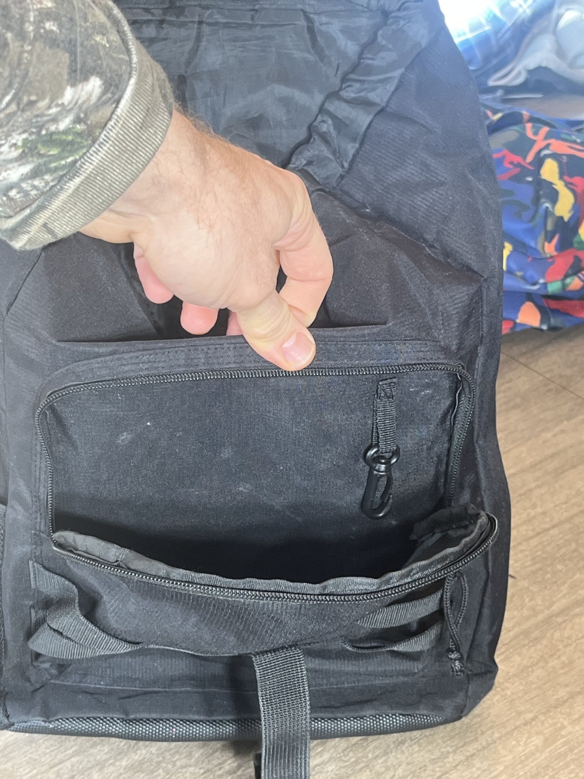 Wrangler Backpack- Black Logo, Water Resistant, Padded Laptop free shipping USA