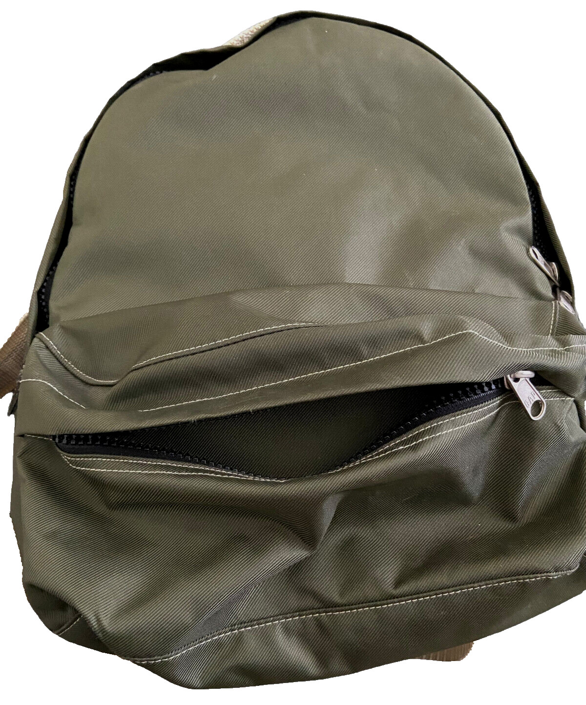 Gap Backpack Army Green Nylon Exterior Pocket Carryon Beach Sports Overnight Bag