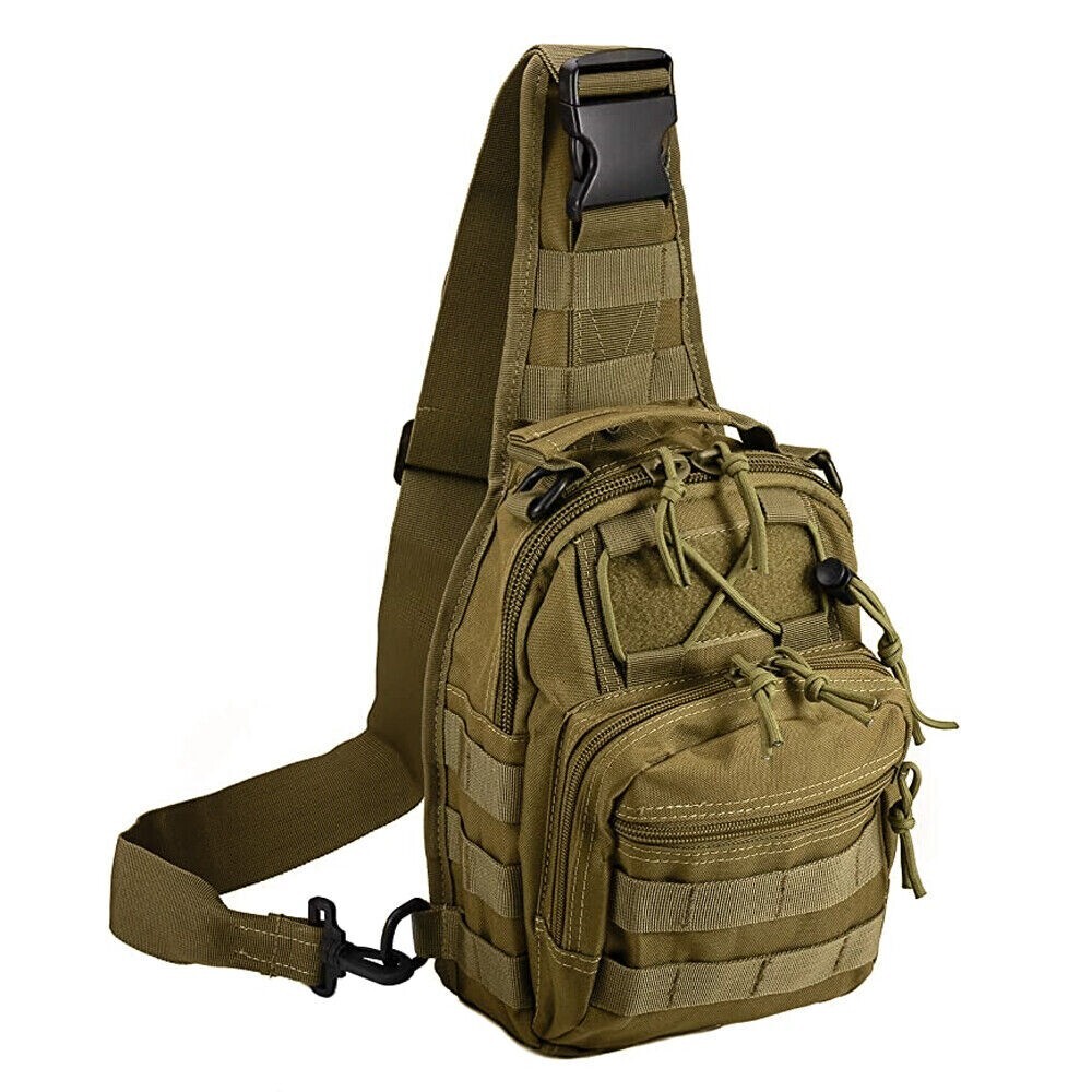 Rugged Crossbody Gear Pack – Military-Style Chest Bag for Tactical Enthusiasts