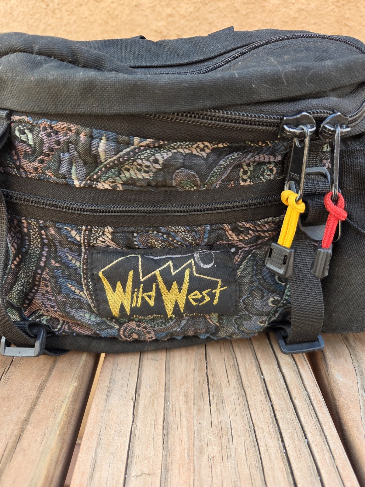 Wild West Boulder, CO Hiking Waist Pouch Bag Travel Fanny Pack Vintage USA