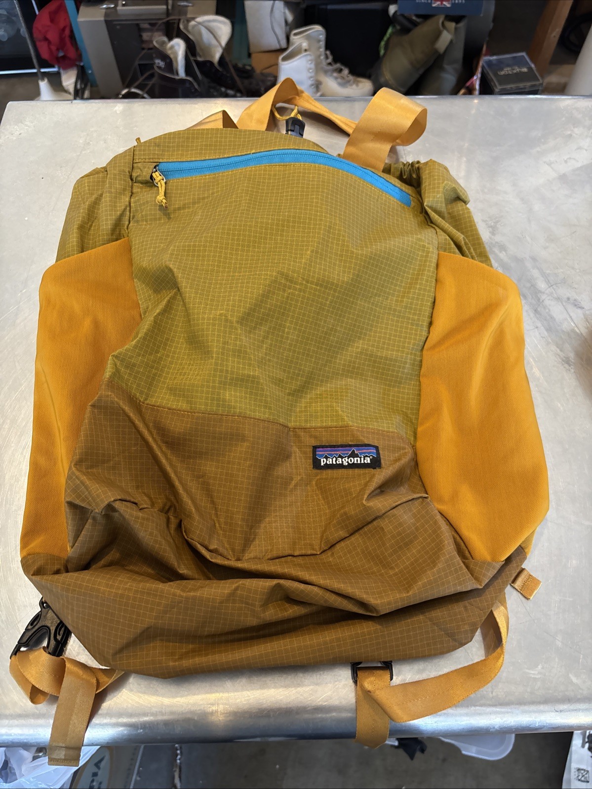 Patagonia Ultralight Black Hole Tote Pack Yellow