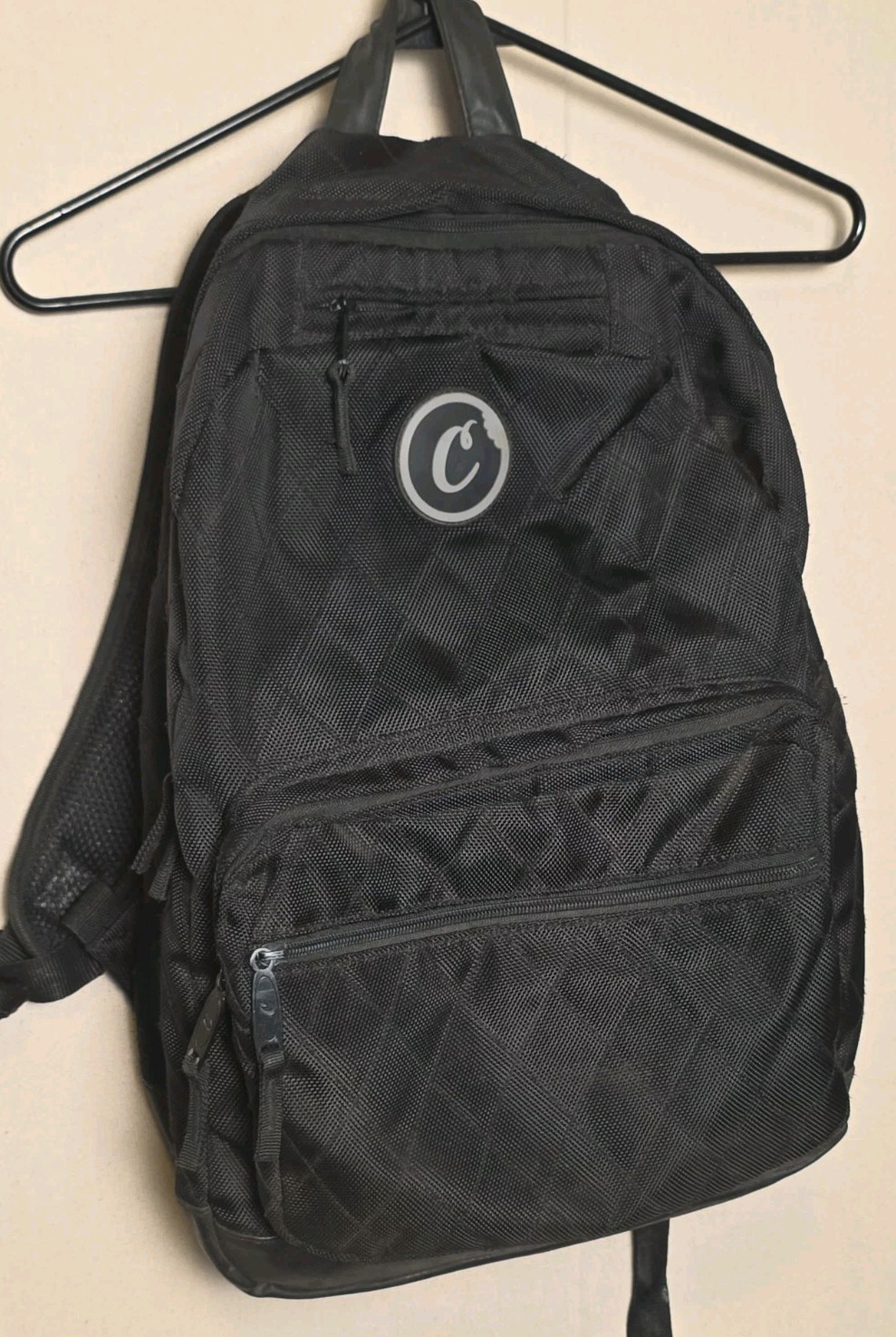Cookies Black Diamond Quilted Backpack Multiple Compartments Adjustable Straps